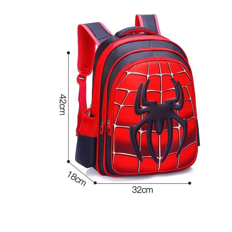 Mochila de Nylon Impermeável Masculina Homem Aranha para Crianças Material de Qualidade