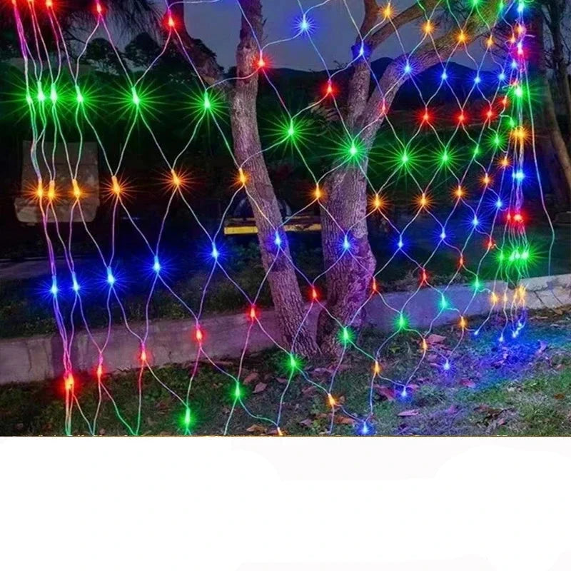 Cortina De Luzes LED Decoração Luminosa Para Festas Cortina Com Controle