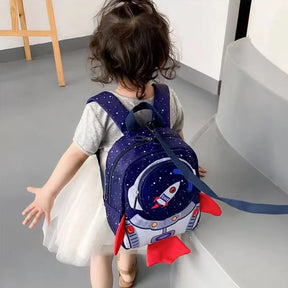 Mochila Escolar Infantil Masculina Com Estampa Astronauta