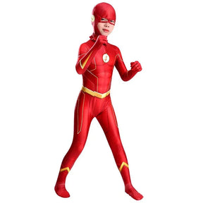 Fantasia Infantil Macacão Unissex Super Herói Flash Design Realista