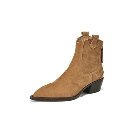 Bota Feminina Moda Clássica Bico Fino - Promoção De Inverno 2025