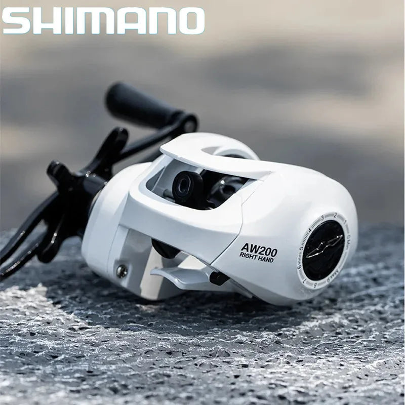 Carretilha Shimano White Hunt - 10 Rolamentos - 10kg Drag