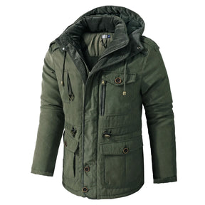 Jaqueta Blusão Masculino Acolchoado com Capuz Para Inverno - Promoção de Inverno Outubro