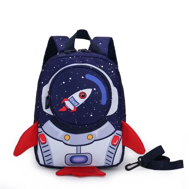 Mochila Escolar Infantil Masculina Com Estampa Astronauta