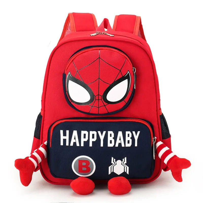 Mochila Escolar Masculina Design Super Herói Com Compartimentos