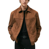 Jaqueta Masculina Com Botões E Lapela - Promoção De Inverno 2025