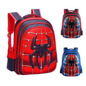 Mochila de Nylon Impermeável Masculina Homem Aranha para Crianças Material de Qualidade