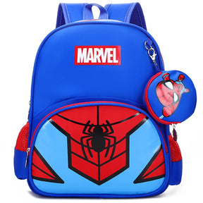 Mochila Escolar Infantil Masculina Design Super Herói Acompanha Bolsinha