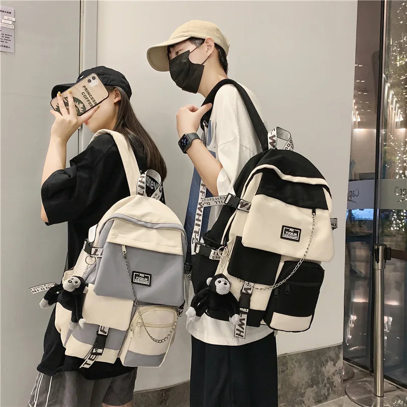 Mochila Escolar Para Adolescentes Modelo Coreano