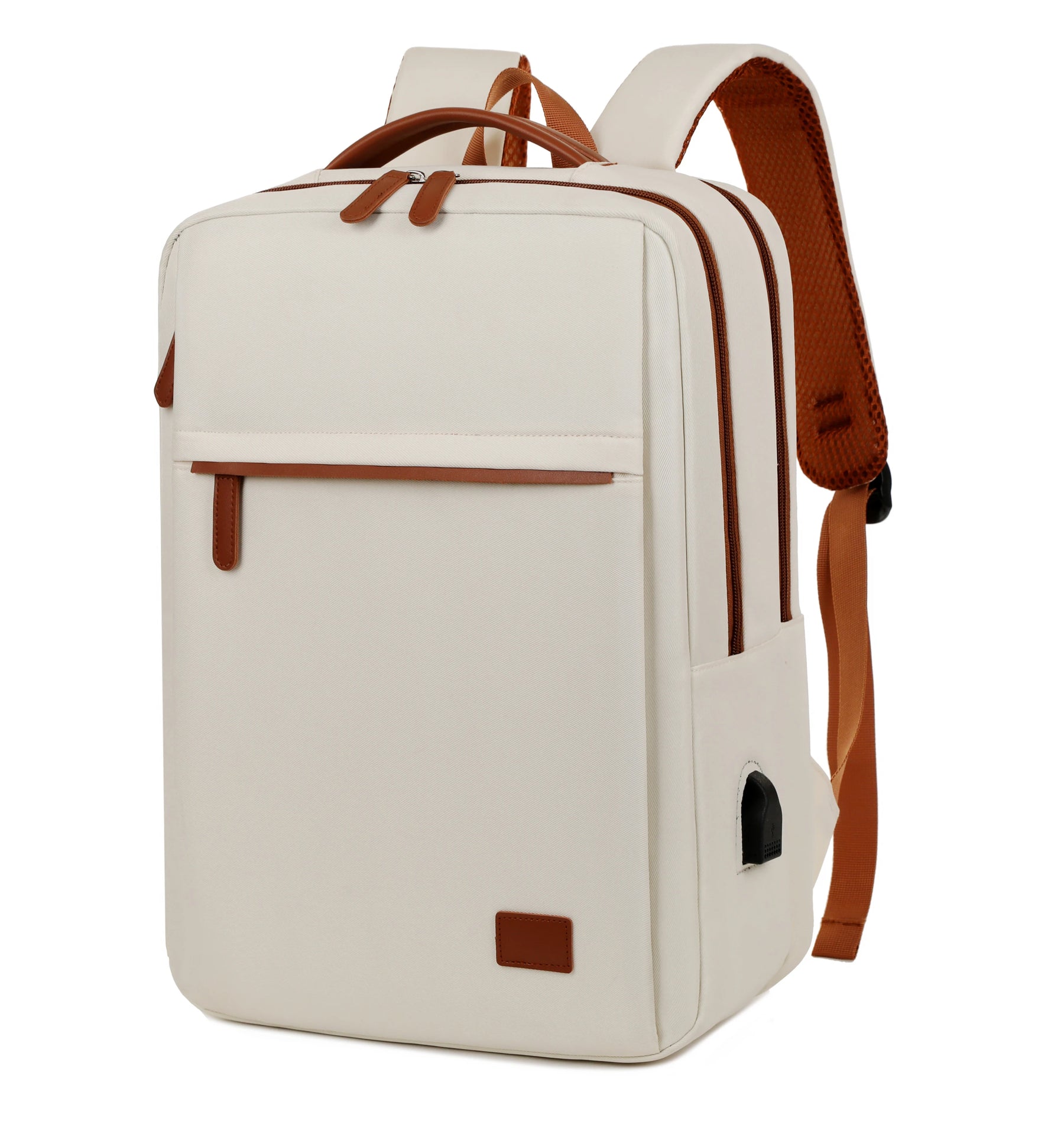 Mochila Executiva Design Quadrado Com Carregamento USB