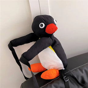 Mochila Infantil Unissex Design Pinguim