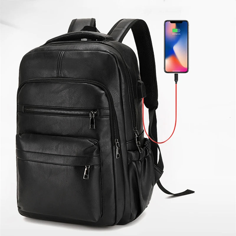 Mochila Para Viagem De Grande Capacidade Com Compartimentos E Carregamento USB