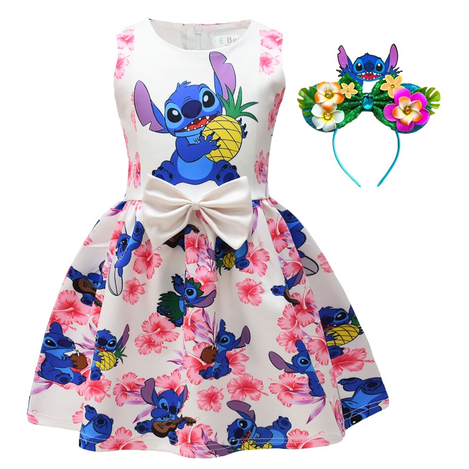 Vestido Stitch  Lilo e Stitch - Promoção Carnaval 2025