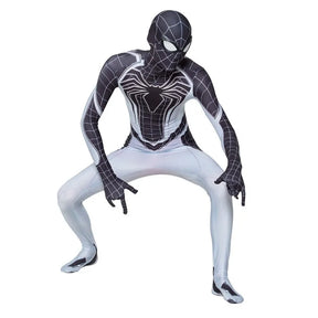 Fantasia Infantil Masculina Negative Space Spider Man Macacão Material De Alta Qualidade