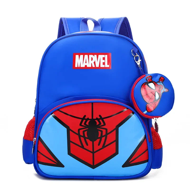 Mochila Escolar Infantil Masculina Design Super Herói Acompanha Bolsinha