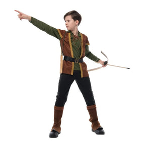Fantasia Robin Hood Traje Infantil& Adulto - Promoção de Carnaval 2025