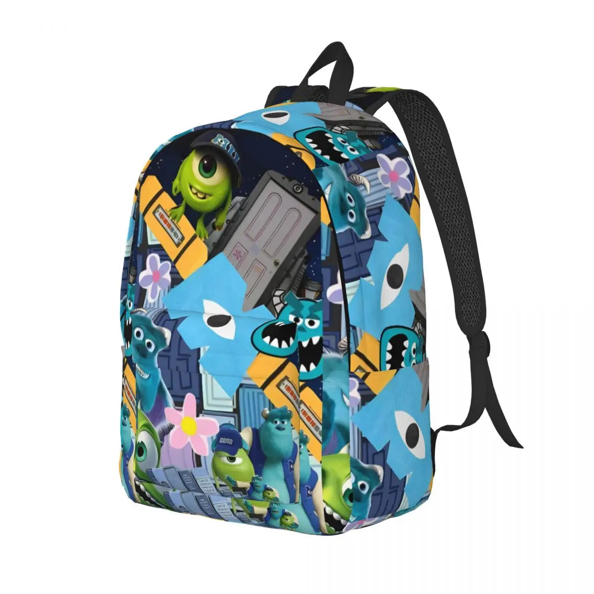 Mochila Escolar Infantil Estampa Monstro Desenho Animado