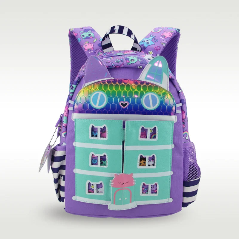 Mochila Escolar Infantil Feminina Estampa Colorida Desenho Animado