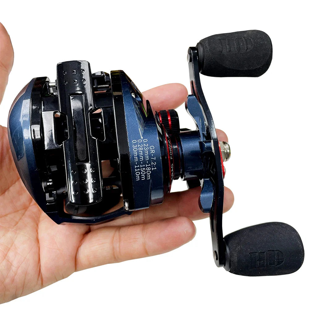 Carretilha Shimano Cyber Blue - 12 Rolamentos - 15kg Drag