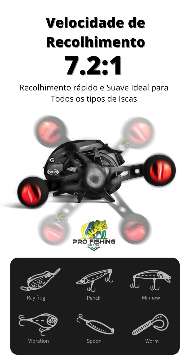 Nova Carretilha LURE PRO AE-2000 - Lançamento 2024