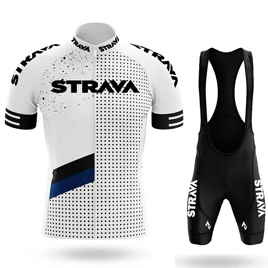 Conjunto Ciclismo Masculino Verão Rise Strava - Promoção Final de Ano