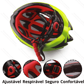 Capacete Ciclismo Bull + Brindes