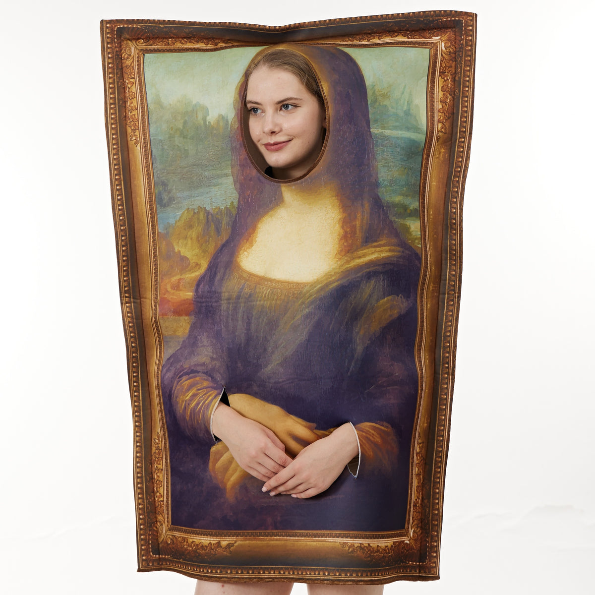 Fantasia Infantil Quadro Monalisa Material De Qualidade