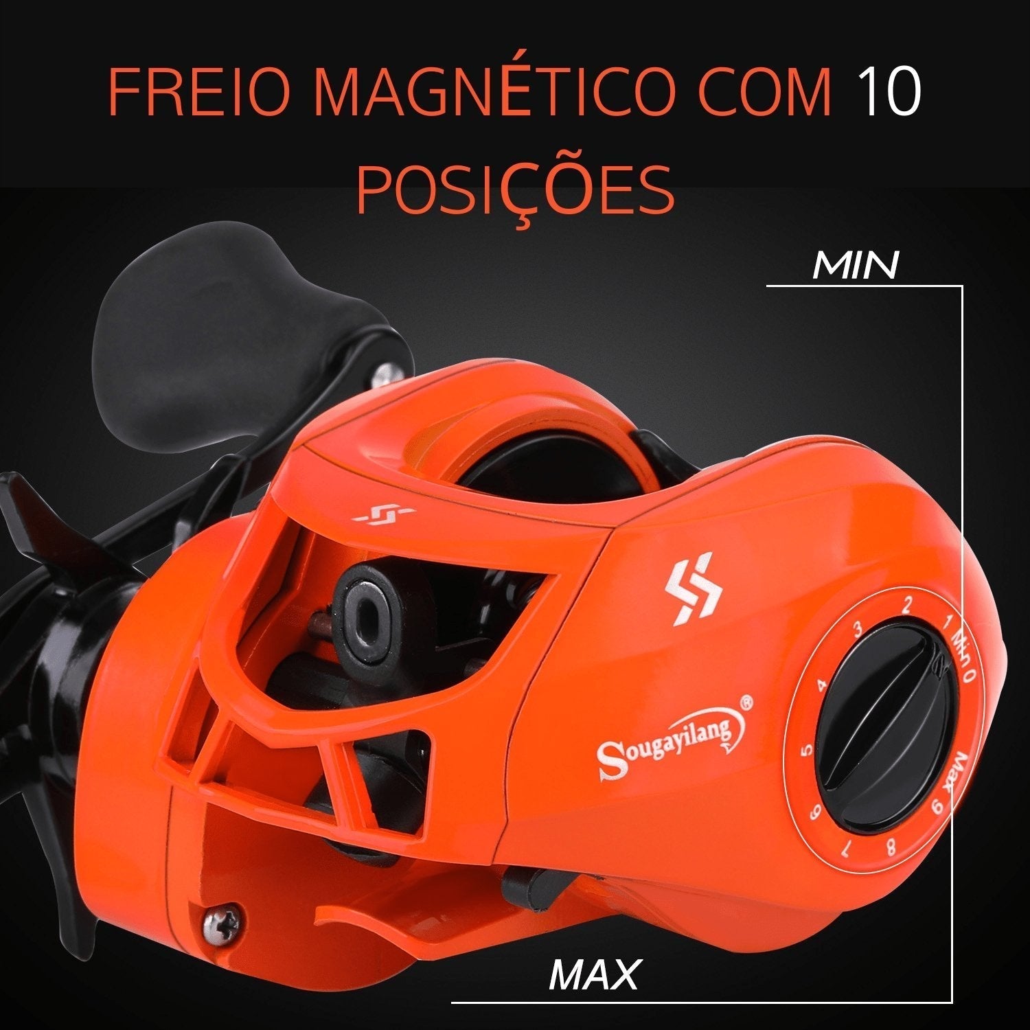 Carretilha Soulgayilang SUMMER - 10Kg Drag - 17+1 Rolamentos - Recolhimento 7.2:1