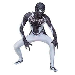 Fantasia Infantil Masculina Negative Space Spider Man Macacão Material De Alta Qualidade