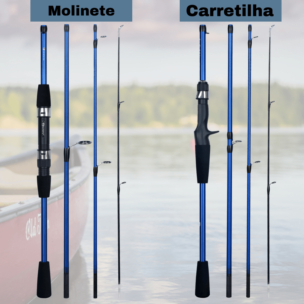 Vara para Carretilha ou Molinete de Ação Rápida - 12-15LB - Tupã Pro™ - Promoção de Setembro