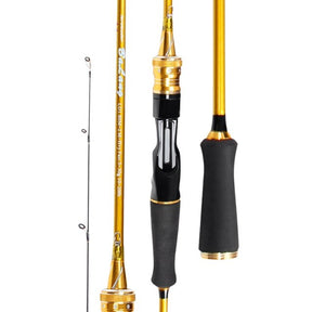 Vara P/Carretilha Ghotda GOLD Ultraleve - 2p - 1.8m - 10 a 20 Lbs - Ação rápida