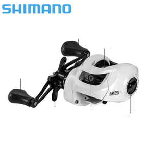 Carretilha Shimano White Hunt - 10 Rolamentos - 10kg Drag