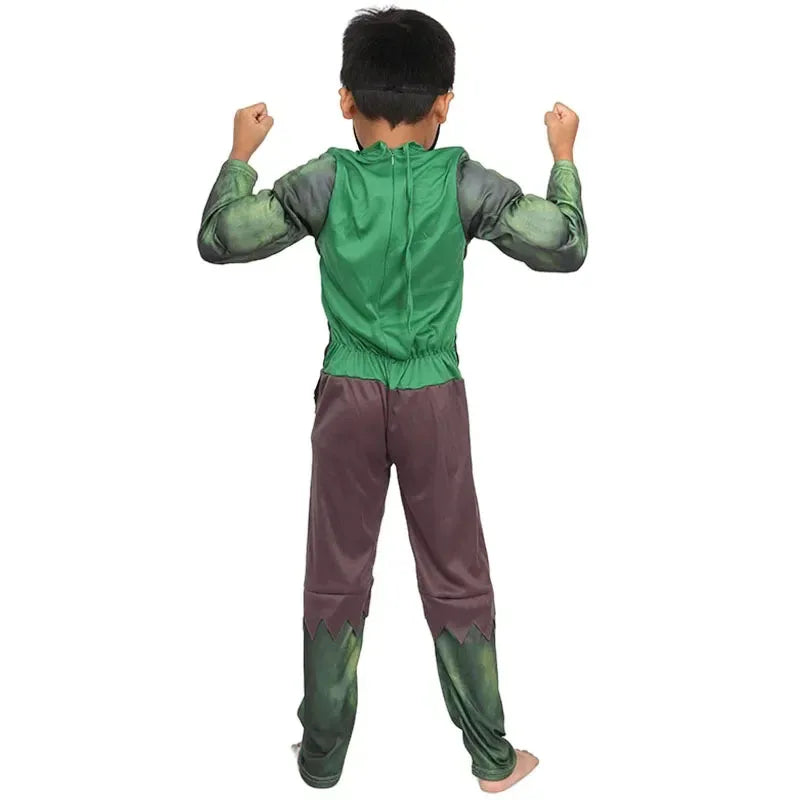 Fantasia Infantil Masculina Hulk Completa Com Acessórios