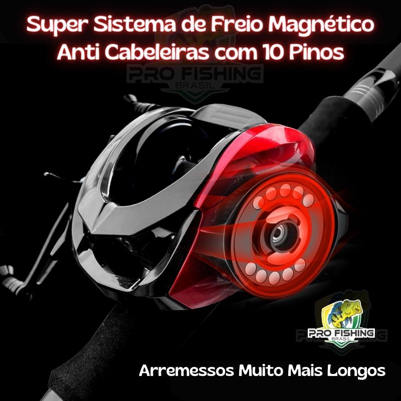 Nova Carretilha BIG GAME RED FERNO 300 - 15kg de DRAG - Frete Grátis