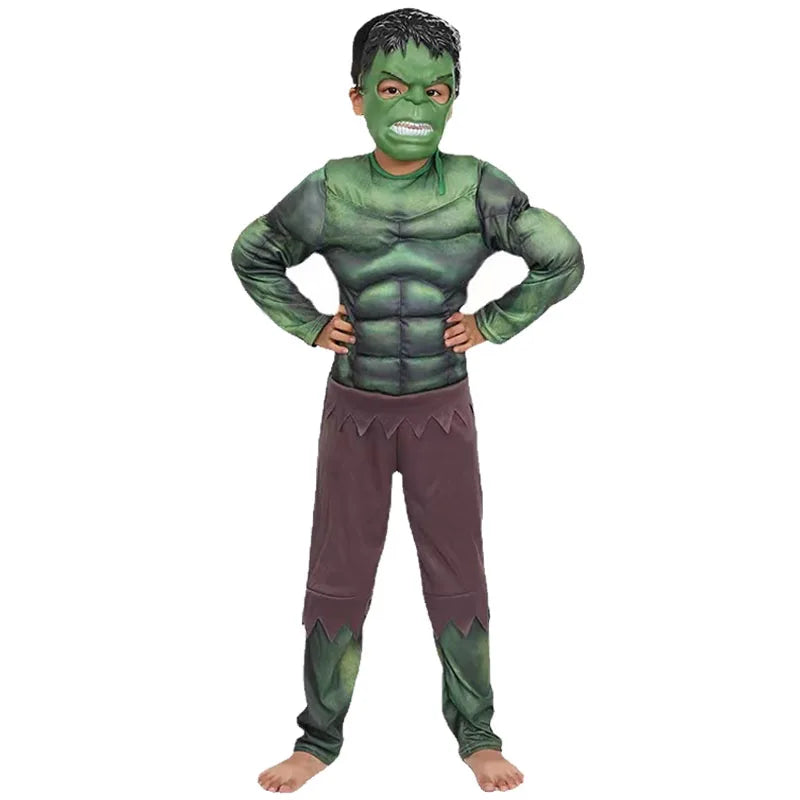 Fantasia Infantil Masculina Hulk Completa Com Acessórios