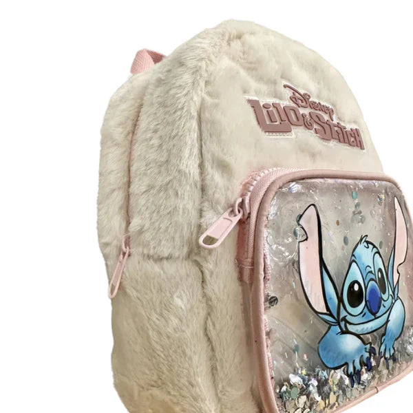 Mochila do Stitch com Lantejoulas em Lã